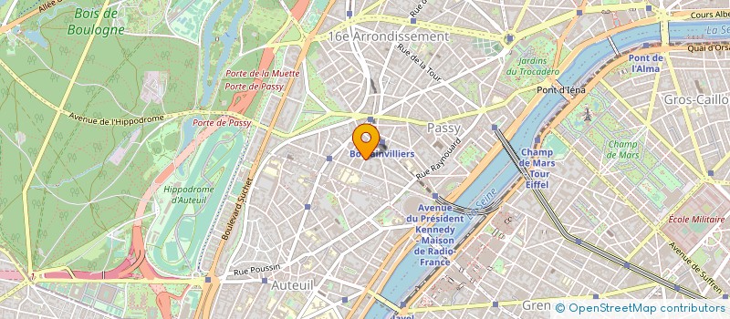 localisation de l'entreprise INDIVISION D ANDIGNE  PARIS