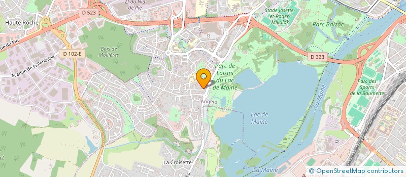 localisation de l'entreprise INDIVISION D'ANDIGNE ROUTHIAU à ANGERS