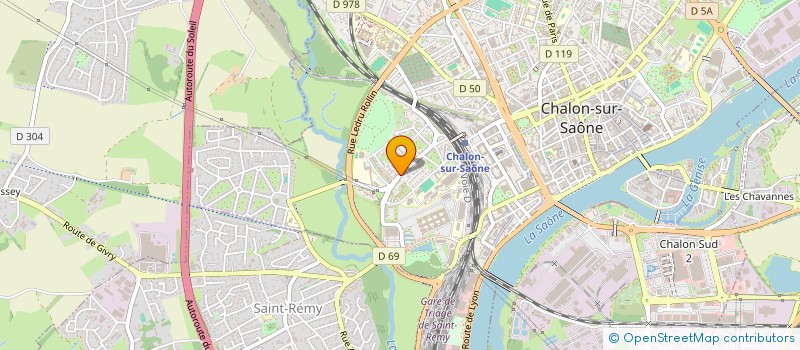 localisation de l'entreprise INDIVISION D'ARCES FUTELIN à CHALON-SUR-SAONE