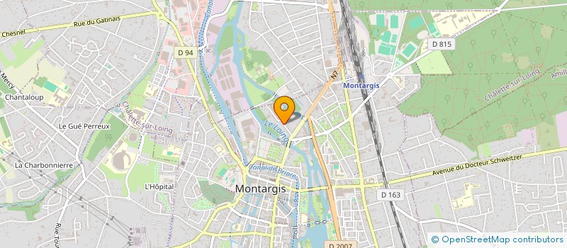 localisation de l'entreprise INDIVISION D.F.P. à MONTARGIS