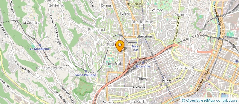 localisation de l'entreprise INDIVISION D. MAGNE-ZIRAH ET K. ILLOUZ  NICE