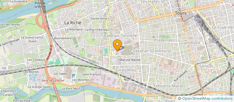 localisation de l'entreprise INDIVISION DA COSTA DAVID ET BIGEARD ISABELLE  TOURS