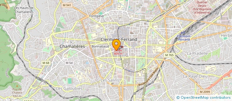 localisation de l'entreprise INDIVISION DA COSTA FLAVIO  HANRIOT LYDIE  CLERMONT-FERRAND