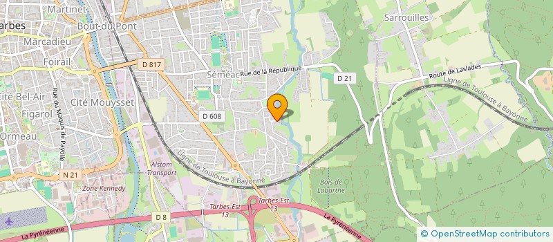 localisation de l'entreprise INDIVISION DA SILVA / BAUBAY  SEMEAC