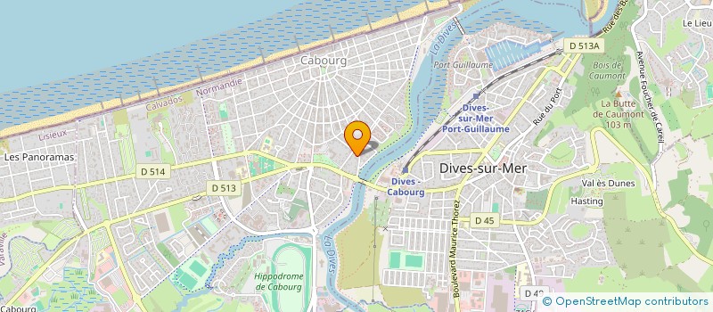 localisation de l'entreprise INDIVISION DA SILVA-SCUDERI  CABOURG