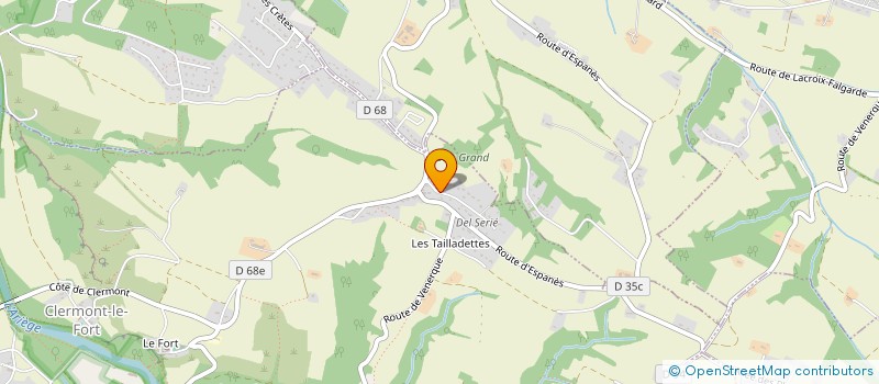 localisation de l'entreprise INDIVISION DABADIE  CLERMONT-LE-FORT