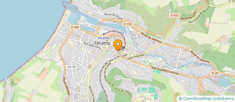 localisation de l'entreprise INDIVISION DABANCOURT  FECAMP