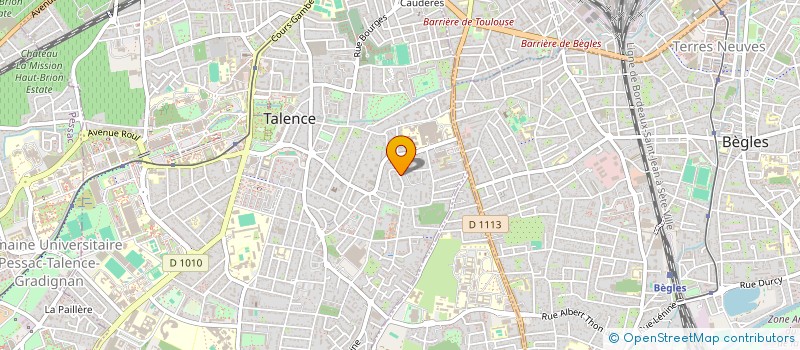 localisation de l'entreprise INDIVISION DACIER FLEURY à TALENCE