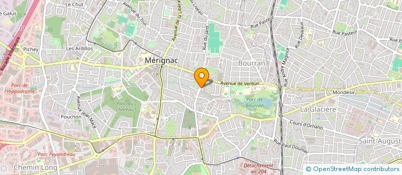 localisation de l'entreprise INDIVISION DADOLELO LES MAGNOLIAS & CO  MERIGNAC