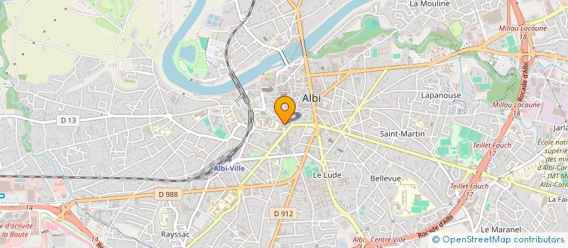 localisation de l'entreprise INDIVISION DAGNAS à ALBI