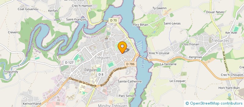 localisation de l'entreprise INDIVISION DAGORN  TREGUIER