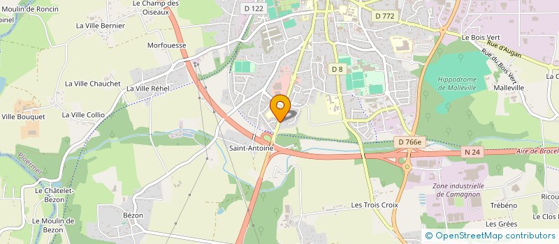 localisation de l'entreprise INDIVISION DAGORNE-LORANT  PLOERMEL