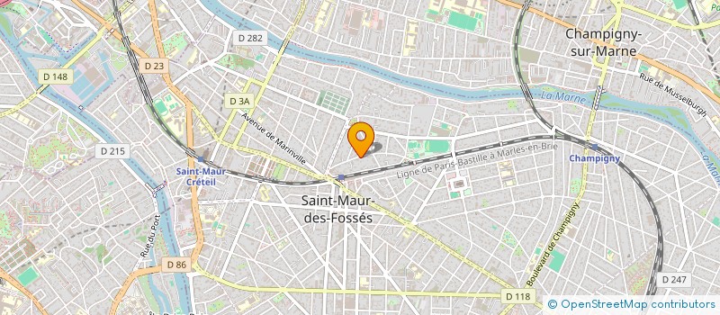 localisation de l'entreprise INDIVISION DAGOUSSET à SAINT-MAUR-DES-FOSSES