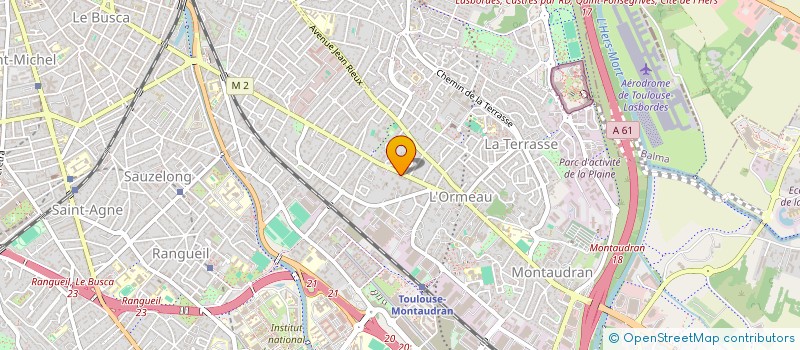 localisation de l'entreprise INDIVISION DAGUENET - GASTON à TOULOUSE