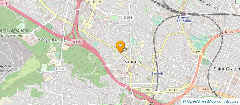 localisation de l'entreprise INDIVISION DAGUET D'HONDT  SANNOIS