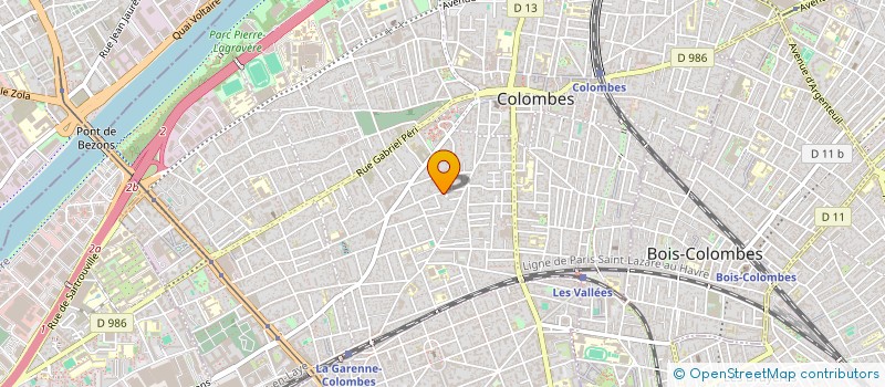 localisation de l'entreprise INDIVISION DAHL-REBOIS  COLOMBES