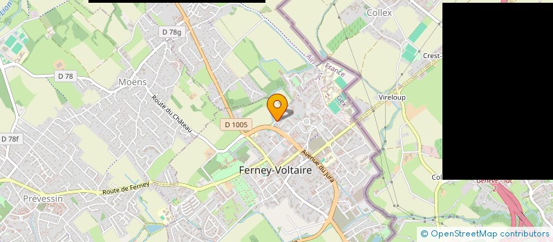 localisation de l'entreprise INDIVISION DAIEN JALLON à FERNEY-VOLTAIRE