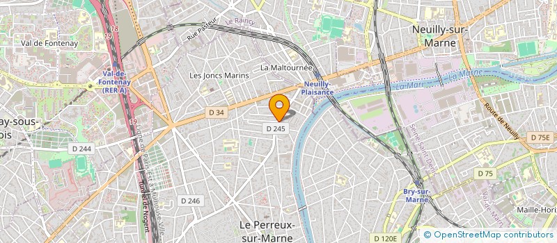localisation de l'entreprise INDIVISION DAIX  LE PERREUX-SUR-MARNE