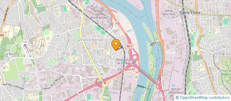 localisation de l'entreprise INDIVISION DAIZE  OULLINS-PIERRE-BENITE