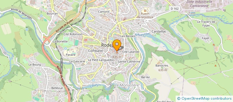 localisation de l'entreprise INDIVISION DAKHIL JEAN PHILIPPE ET SYLVIE  RODEZ