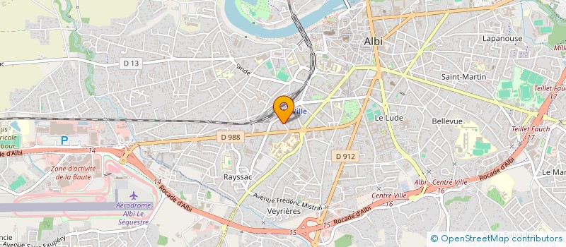 localisation de l'entreprise INDIVISION DALET ASSEMAT à ALBI