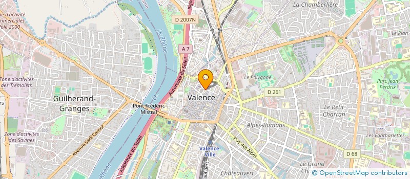 localisation de l'entreprise INDIVISION DALKUPEIAN à VALENCE