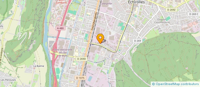 localisation de l'entreprise INDIVISION DALLA PALMA  LE PONT-DE-CLAIX