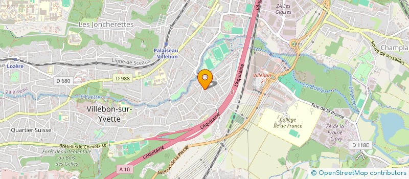 localisation de l'entreprise INDIVISION DALLE PAULETTE à VILLEBON-SUR-YVETTE