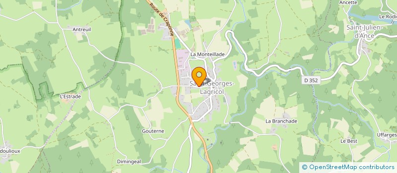 localisation de l'entreprise INDIVISION DALMASSO G.M.G  CRAPONNE-SUR-ARZON