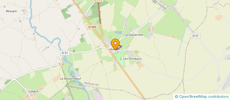 localisation de l'entreprise INDIVISION DALOT à NOHANT-VIC