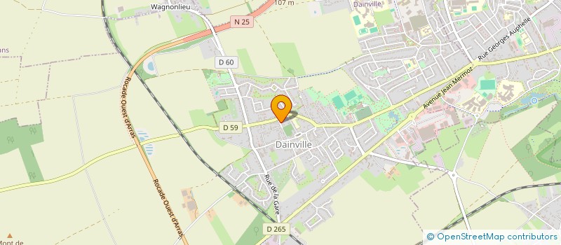 localisation de l'entreprise INDIVISION DAMBRINE ARLETTE & JOSIANE  DAINVILLE