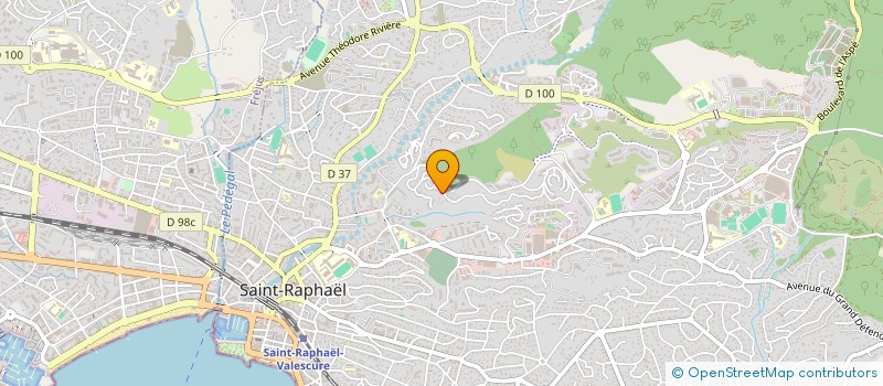 localisation de l'entreprise INDIVISION DANDURAN CHRISTIAN ET CHRISTINE à SAINT-RAPHAEL