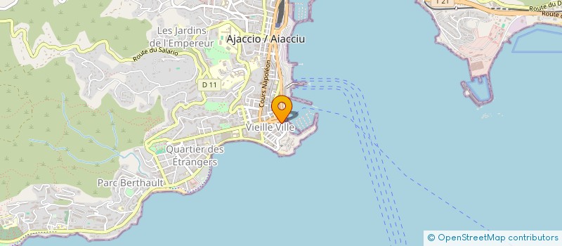 localisation de l'entreprise INDIVISION DANIERI NOEL ANTOINE à AJACCIO