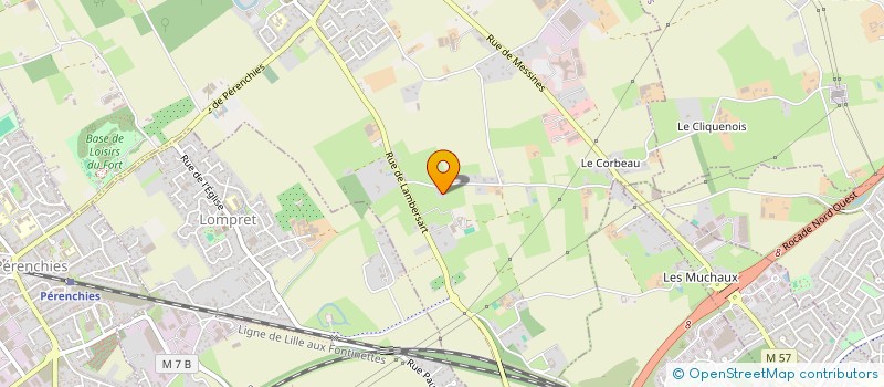 localisation de l'entreprise INDIVISION DANSET-VERGOTEN  VERLINGHEM