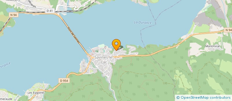 localisation de l'entreprise INDIVISION DANTES BERENGER ET FLORIA-MARGAUX  SAVINES-LE-LAC