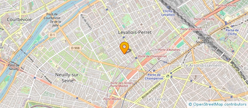 localisation de l'entreprise INDIVISION DANTON à LEVALLOIS-PERRET