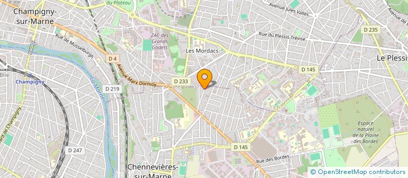 localisation de l'entreprise INDIVISION DANVIN NOVAIS  CHENNEVIERES-SUR-MARNE