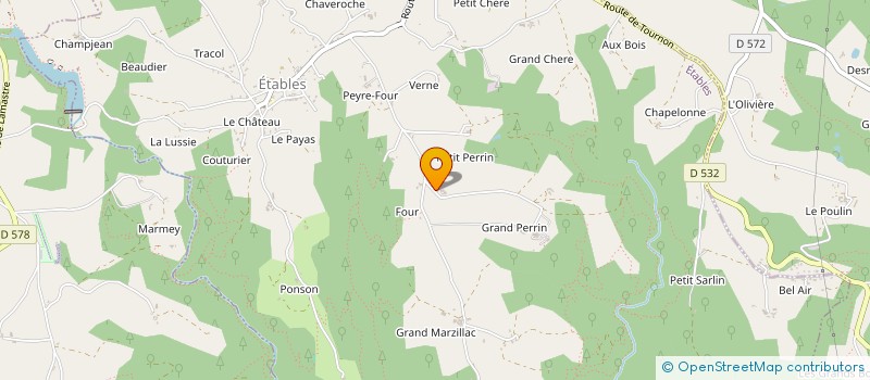 localisation de l'entreprise INDIVISION DARNAUD  ETABLES