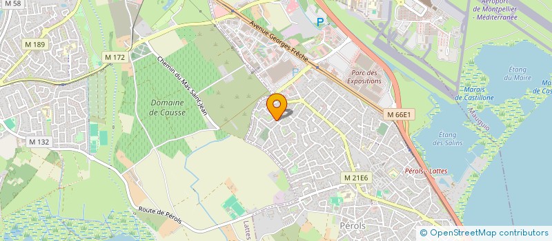 localisation de l'entreprise INDIVISION DARRAS  PEROLS