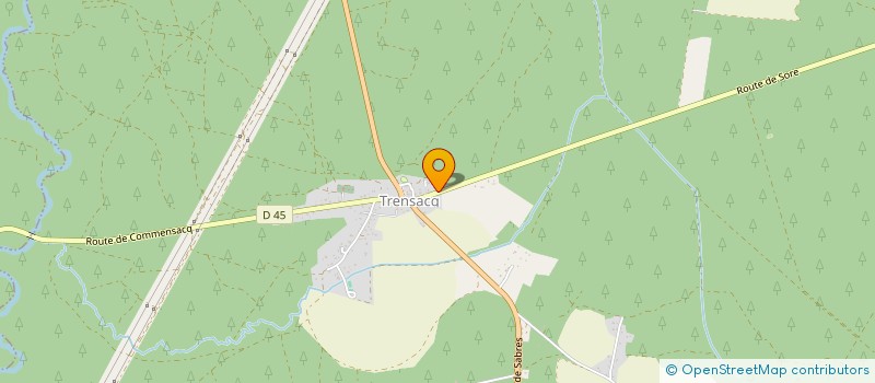 localisation de l'entreprise INDIVISION DARTENUCQ  TRENSACQ