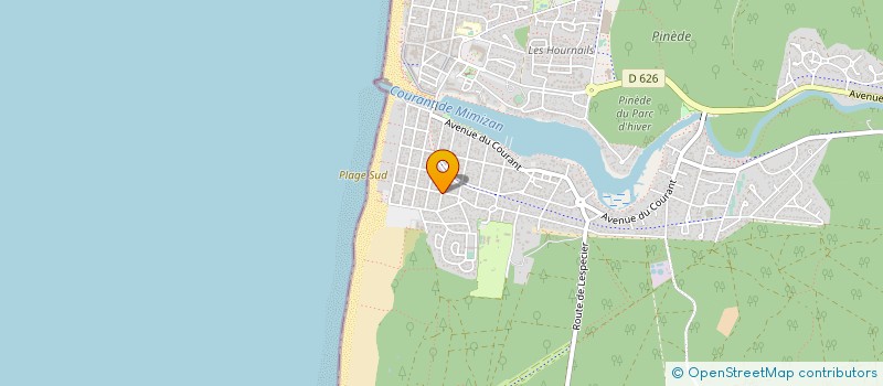 localisation de l'entreprise INDIVISION DARTIGUES CLAUDE  SAINT-PAUL-EN-BORN