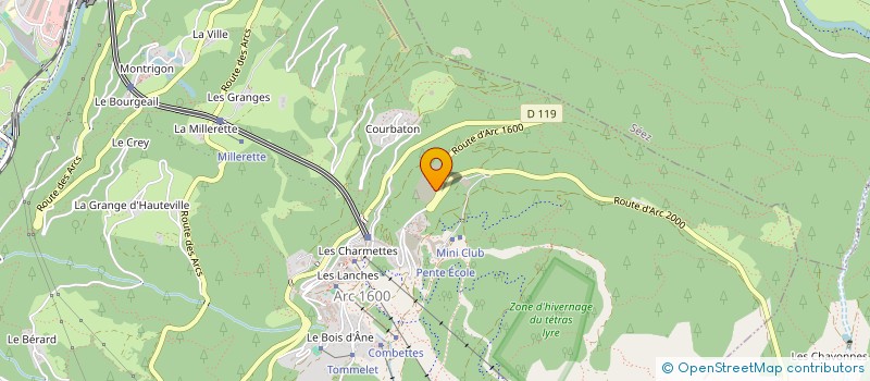 localisation de l'entreprise INDIVISION DASH  BOURG-SAINT-MAURICE