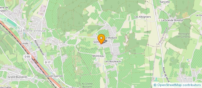 localisation de l'entreprise INDIVISION DAUBAS à LA ROCHE-VINEUSE