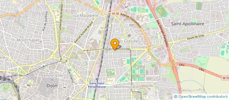 localisation de l'entreprise INDIVISION DAUGY CHARTON à DIJON