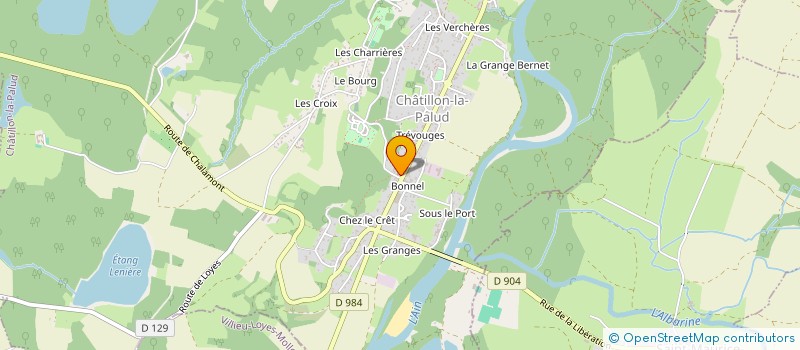 localisation de l'entreprise INDIVISION DAUNY DEVIENNE à CHATILLON-LA-PALUD
