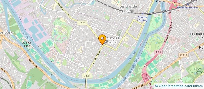 localisation de l'entreprise INDIVISION DAUPHIN GALLIOT  CROISSY-SUR-SEINE