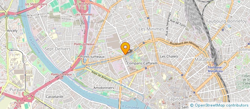 localisation de l'entreprise INDIVISION DAVASE OLIVIER KERDUDO SANDRINE  TOULOUSE