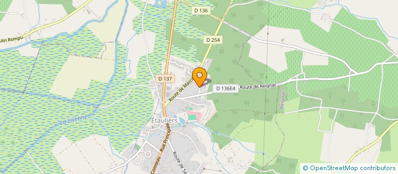 localisation de l'entreprise INDIVISION DAVID  ETAULIERS