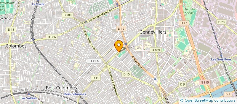 localisation de l'entreprise INDIVISION DAYCARD / DELAGUILLAUMIE à ASNIERES-SUR-SEINE