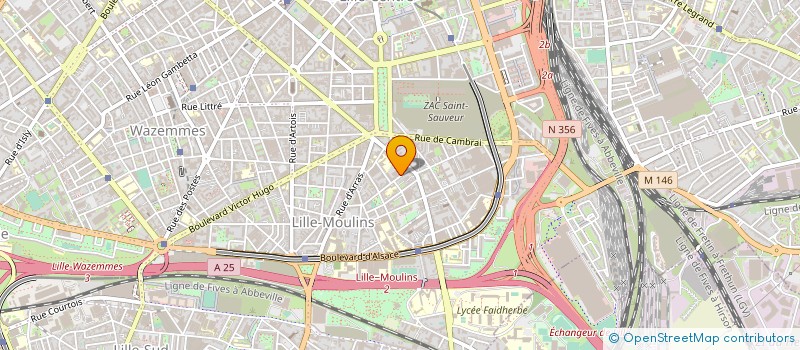 localisation de l'entreprise INDIVISION DAYRAS VANDAMME à LILLE